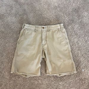 Polo Ralph Lauren Rugby Fringed Khaki Shorts